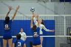 VB vs USCGA  Wheaton College Women's Volleyball vs U.S. Coast Guard Academy. - Photo by Keith Nordstrom : Wheaton, Volleyball